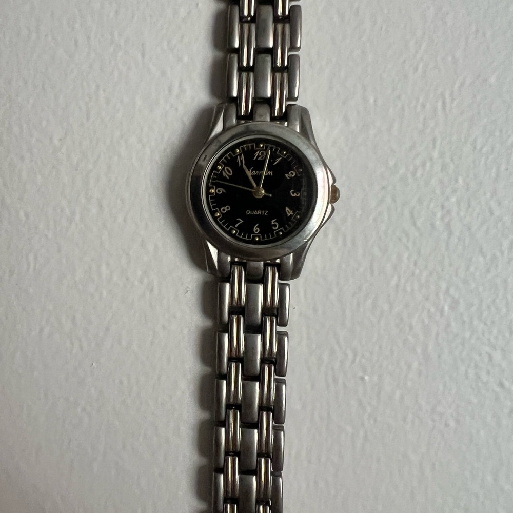 Hamlin Black Gold and Silver Watch - Picture 6 of 6